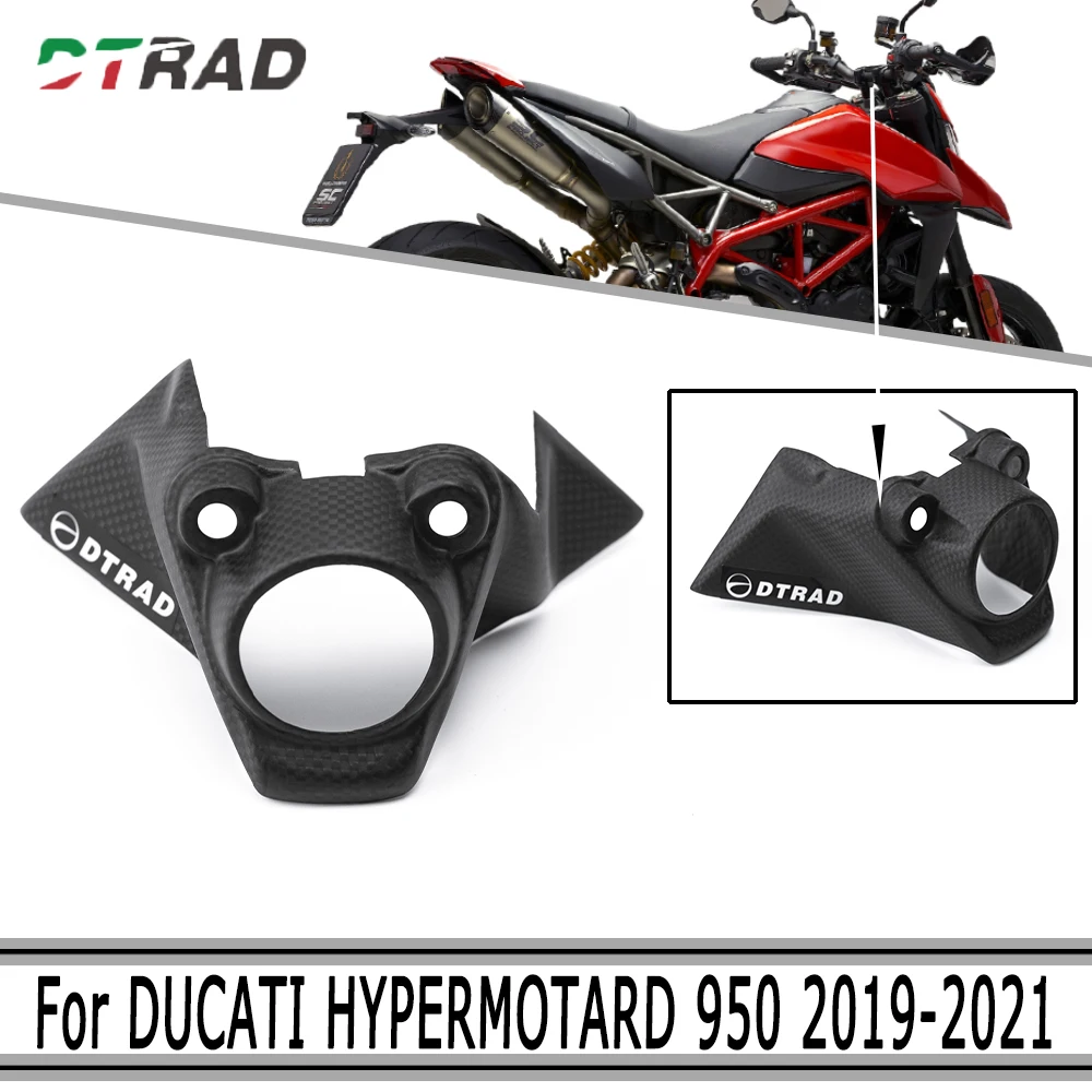 

Real 3K CARBON FIBER For DUCATI HYPERMOTARD 950 2019-2021 Motorcycle rectifier cover assembly key cover