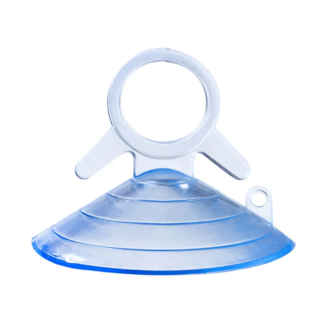 10pcs Suction Cups With Shut Ears 45mm Bathroom Round Rubber Suckers Towel Window Button Glass Hanging Plastic