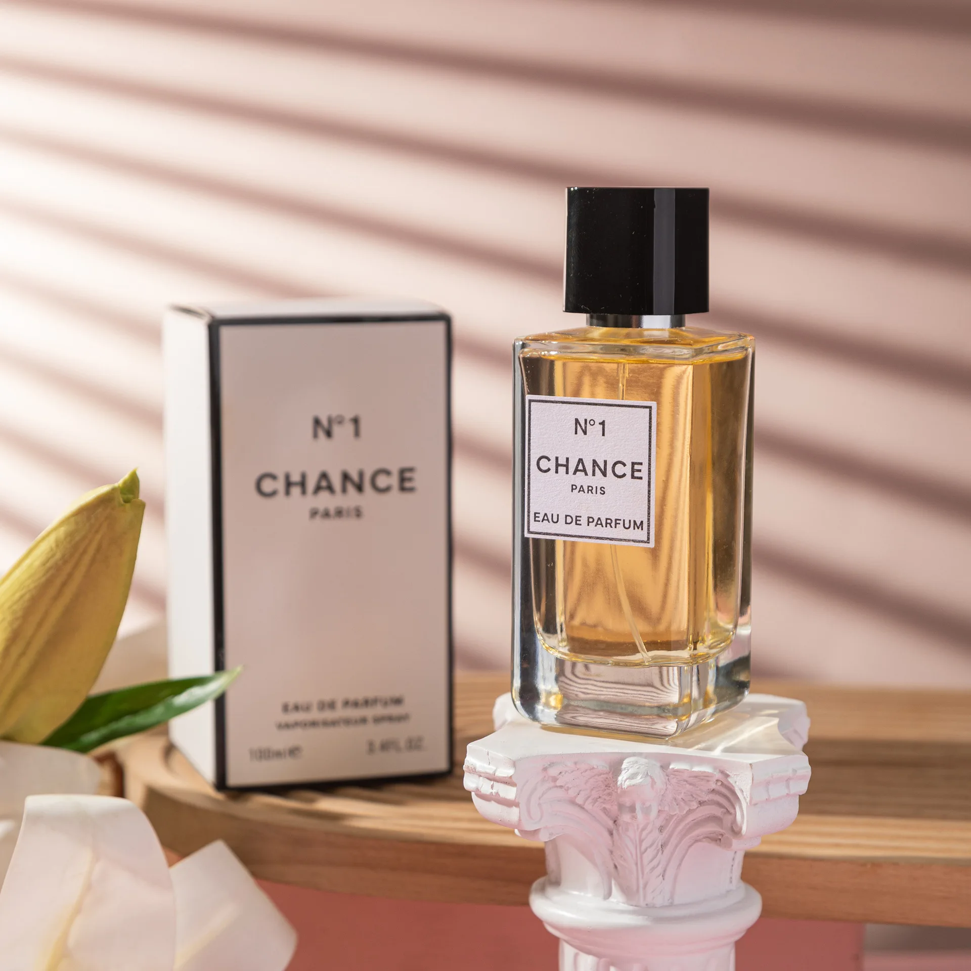 

100ml Women's Eau De Parfum Ylang-Ylang Jasmine Romance Date - Woody Amber Warm Fragrance Soft Classic Perfumes