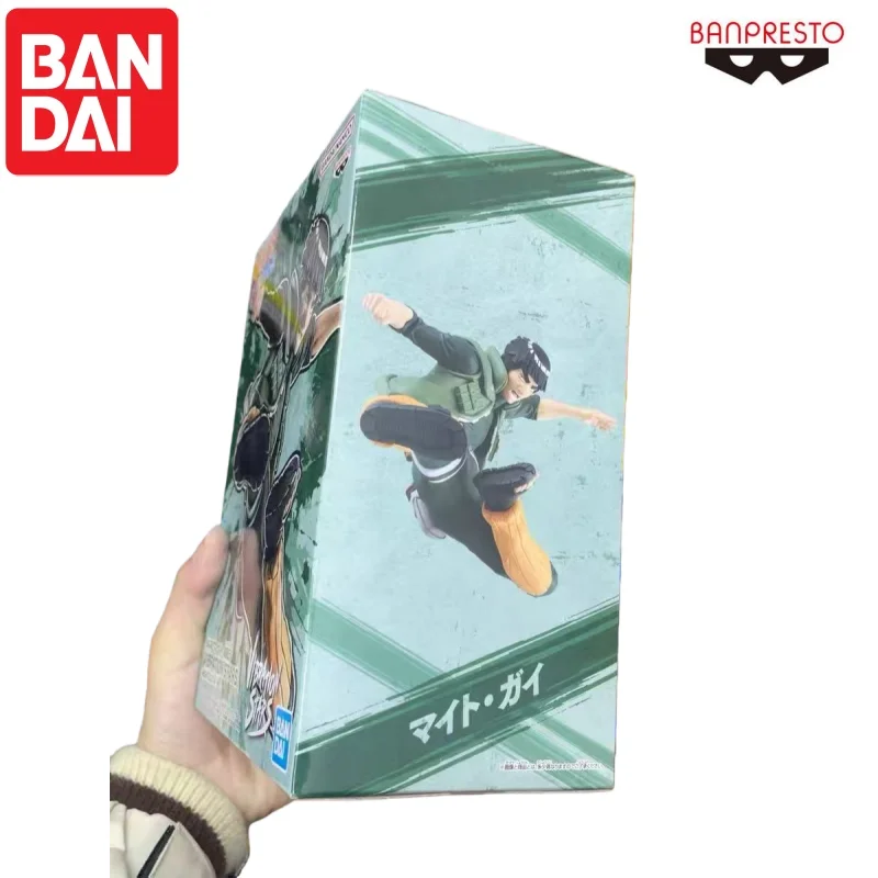 

In Stock Original Bandai Banpresto Anime Characters Naruto Shippuden Vibration Stars Might Guy Prizes Garage Kit Model