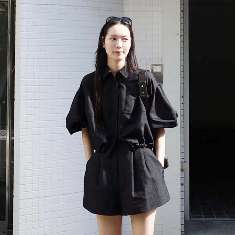 

Женский фонарь с высокой талией Sve Sun Protection irt orts Комплект весна-лето Повседневный удобный свободный крой Цвет