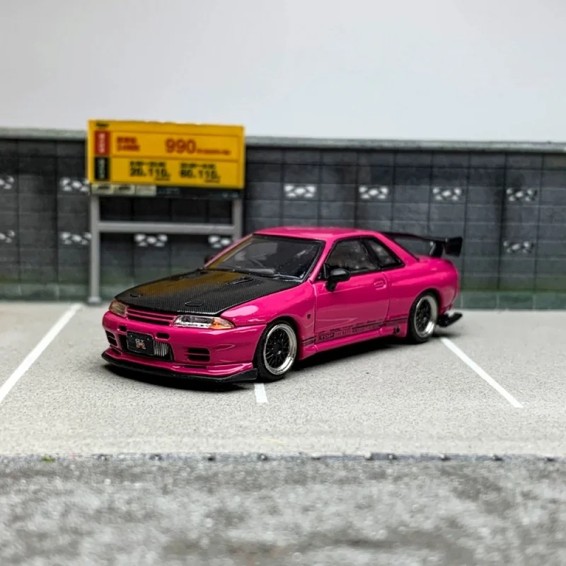 FH 1:64 Skyline GTR 3-го поколения R32 модифицированная модель автомобиля из сплава