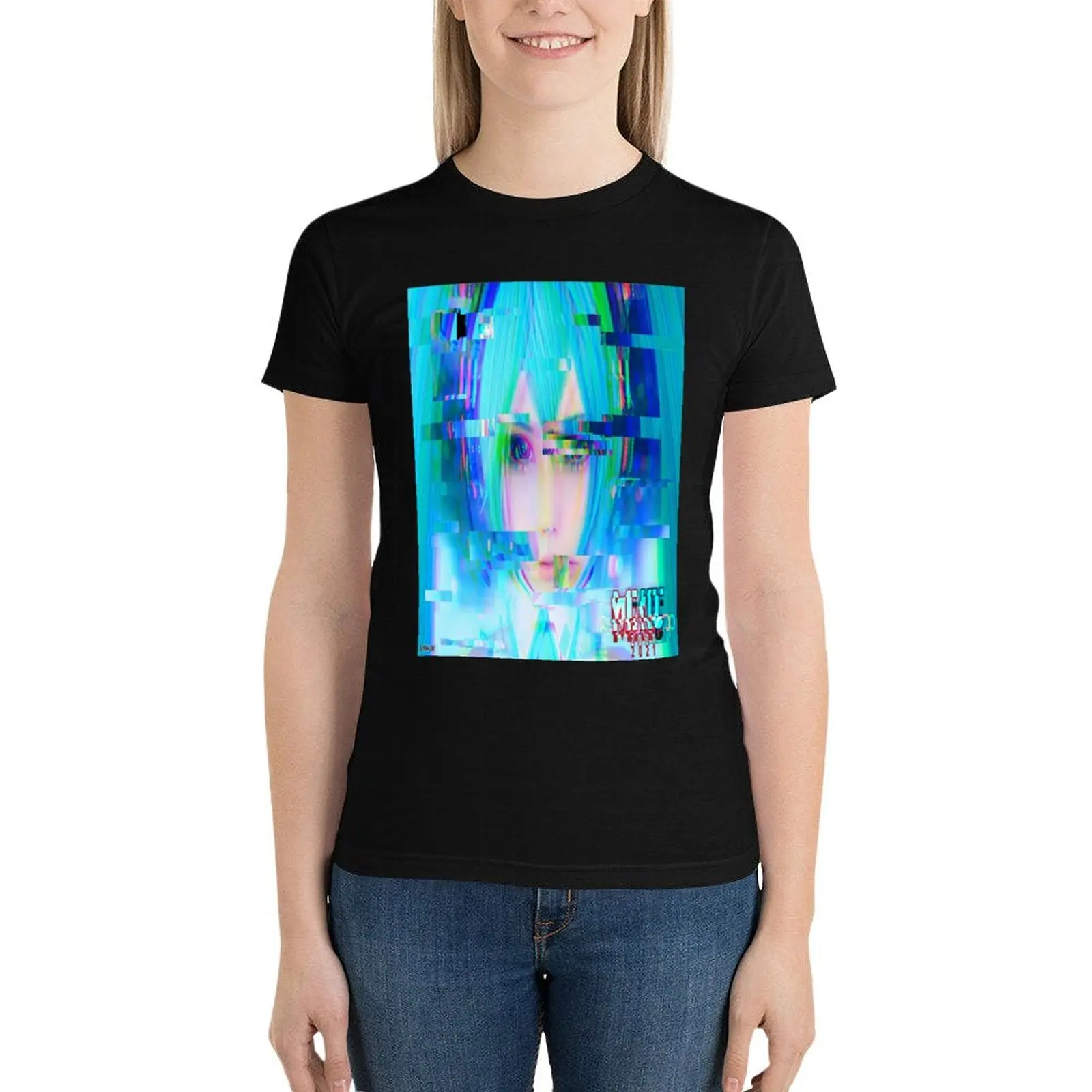 

Vaporware Miku T-Shirt aesthetic clothes graphics white t shirts for Women