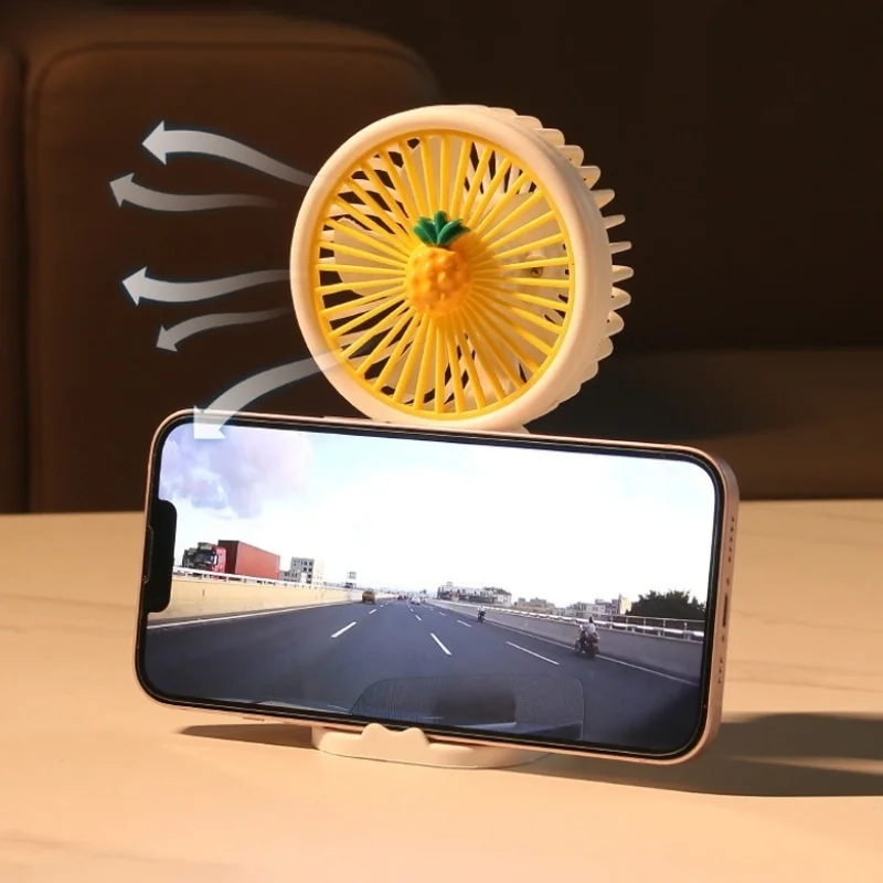 Draagbare desktopventilator voor meisjes Hot Mini USB oplaadbare draagbare kleine ventilator