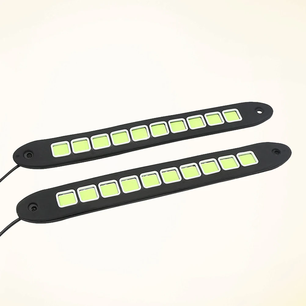 

2PCS LED Daytime Running Lights COB High Power Turning DRL Long Life Waterproof Driving Lamp Vehicle Crystal Style Easy Install