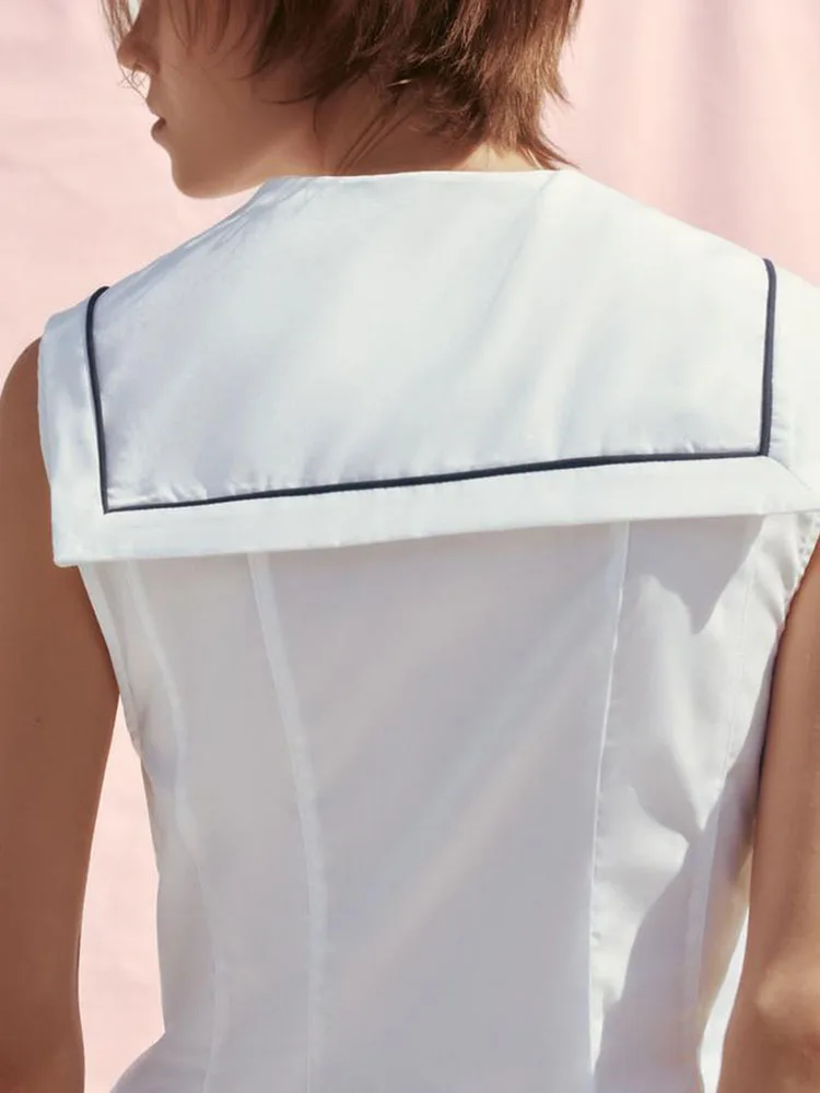 

Summer New Women's Svel Collared Knot Silk Top Versatile Color Blo Commute Sle Slim Fit Pure Color