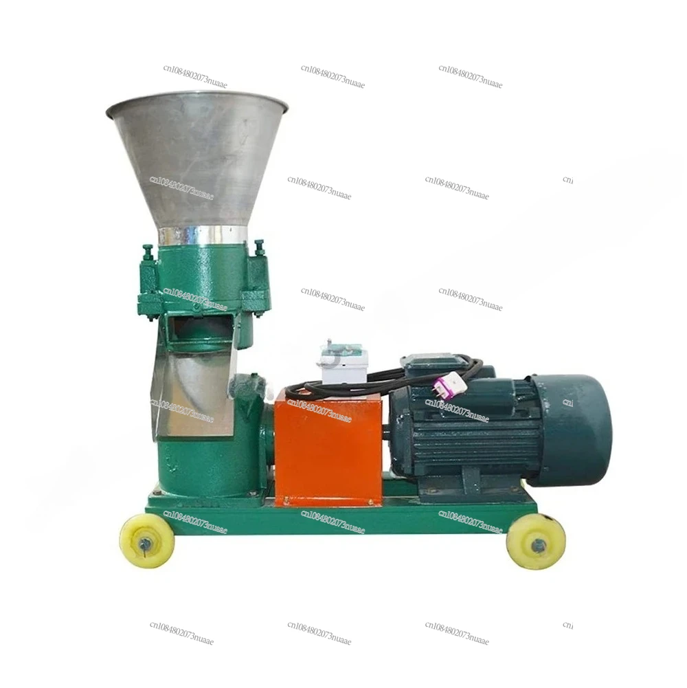 220V/380V 100kg/h-200kg/h Pellet Mill Multi-function Feed Food Pellet Making Machine Household Animal Feed Granulator KL-150