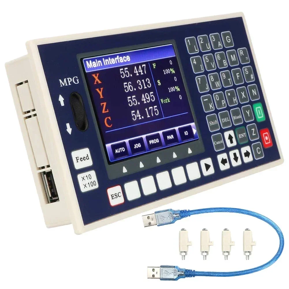 

CNC Controller TC5540H Lathe 4 Axis Offline Controller Motor LCD Display USB Controller Lathe Equipment Welding Dispensing