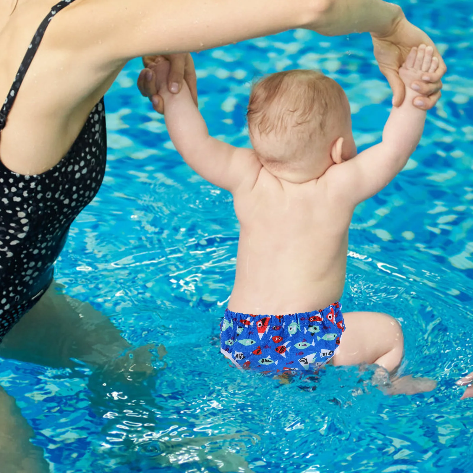 幼児水泳おむつ新生児防水おむつ調節可能なベビー用品スパンデックストレーニングパンツ再利用可能な子供