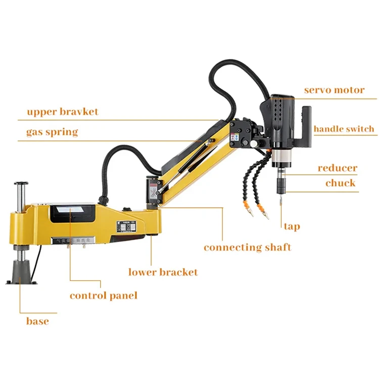 

Square column drilling machine price M16 drilling tapping machine drilling machines