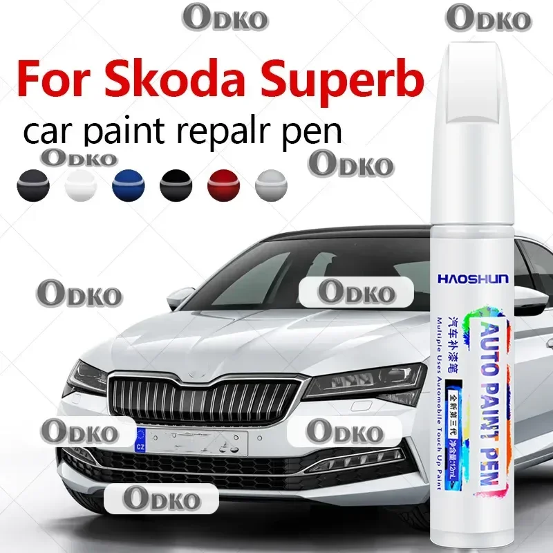 

Для Skoda Superb 2001-2025 3U 3T 3V ручка для ремонта краски, средство для удаления царапин, сделай сам, автоаксессуары, черный, белый, красный, синий, коричневый