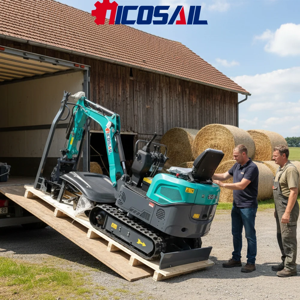 

Мини-экскаватор гусеничный 1.2 тонны, сертифицированный CE, Euro 5, компактный, гибкий, высокоэффективный, с гидравлическим управлением, идеально подходит для фермы и сада