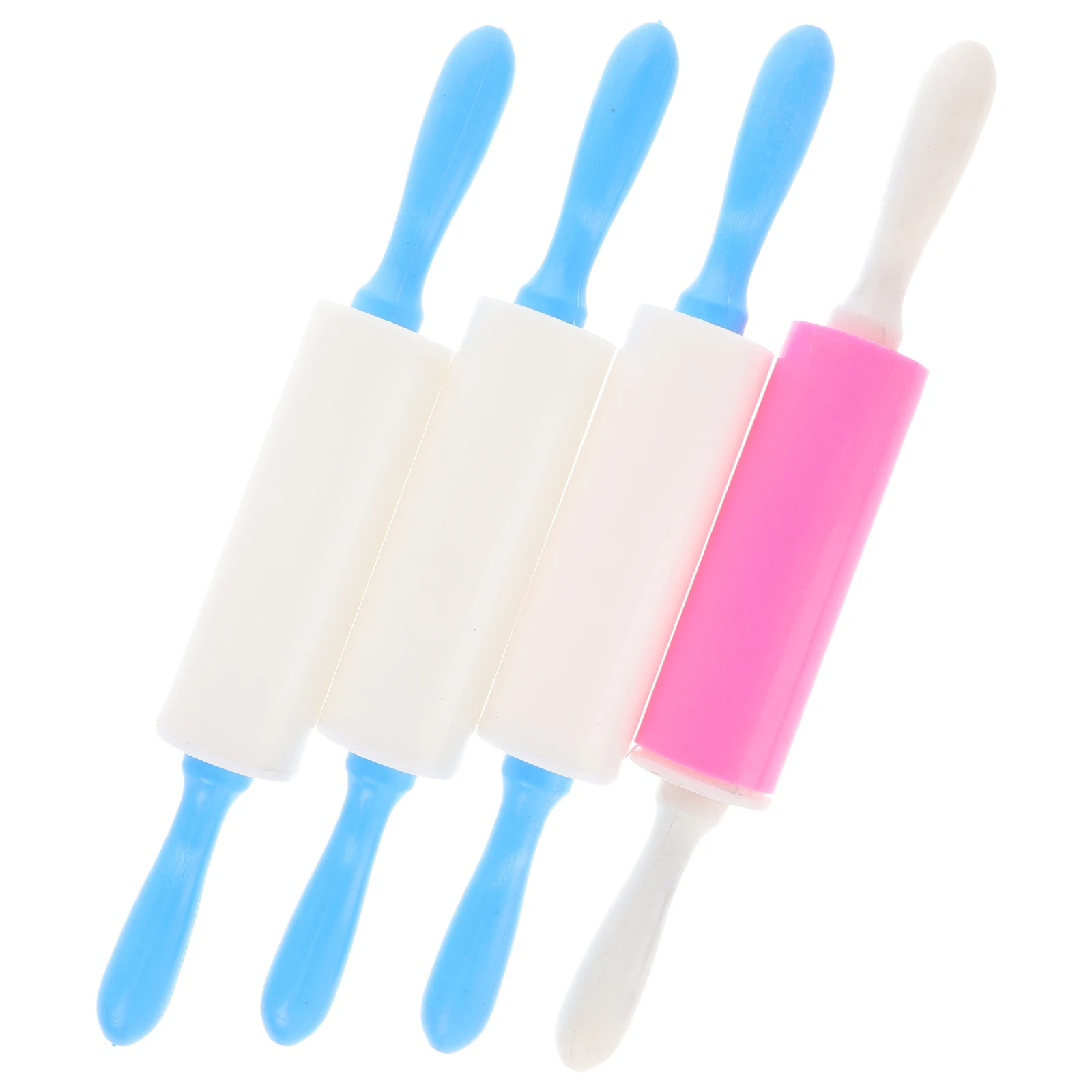 4 قطعة اكسسوارات الطين اليدوية للأطفال بكرات الطين الصلبة لأدوات النمذجة الفخارية الحرفية تشكيل سمك تعديل عدة #5