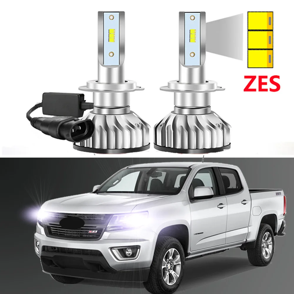 2Pcs For Chevrolet Colorado 2015 2016 2017 2018 2019 2020 2021 2022 Led Headlight Bulbs High Low Beam Car LED Headlamp