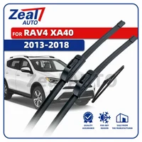 Escobillas de limpiaparabrisas delanteras y traseras LHD para Toyota RAV4 XA40 2013-2018 HEV Hybrid 3 piezas parabrisas 26 ""16"" 10 ""accesorios 2014 2015 2016 2017