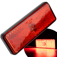 LED Tail Driving Running Lights Reflector Brake Stop Lamp Motorcycle Trailer Caravans Tractors Truck ATV SUV Tail Fog Red Lights