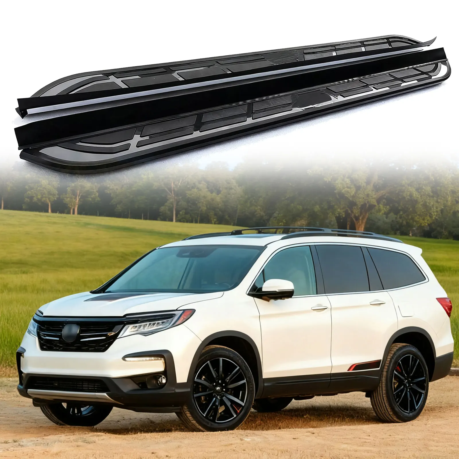

Боковая подножка педали Nerf Bar подходит для Honda Pilot 2019-2023 2024 2025
