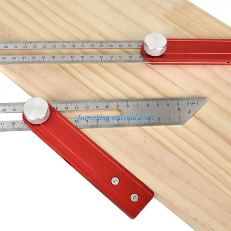 Y5GD Strong Aluminum Combination Square for Construction & Home Improvement Tasks
