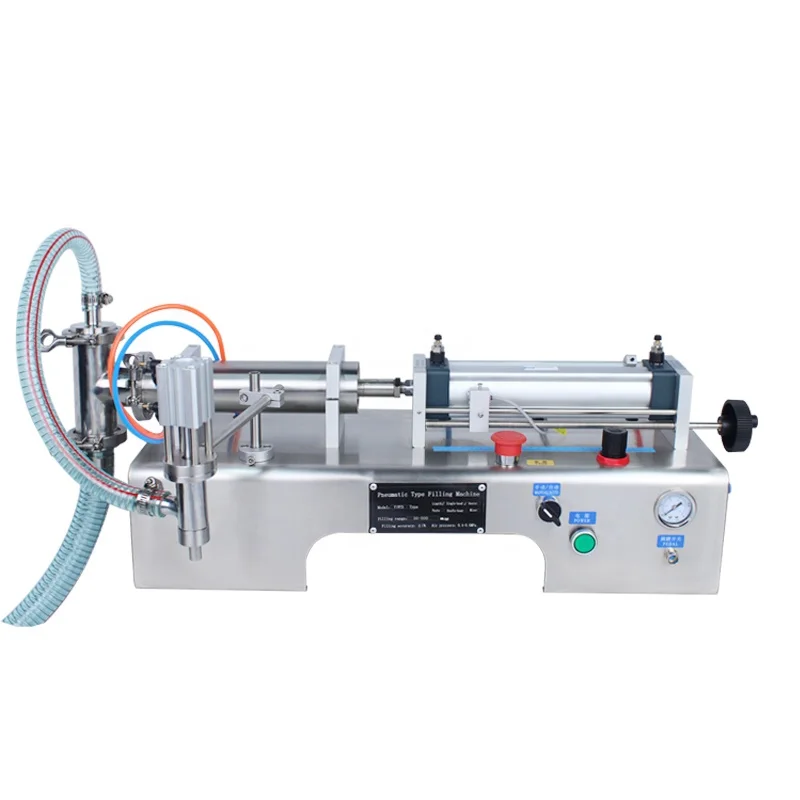 Y1WTD-30-300ml Multi-Functional Single Head Piston Cheaper Industrial and Home Use Water Milk Juice Wine Liquid Filling Machine