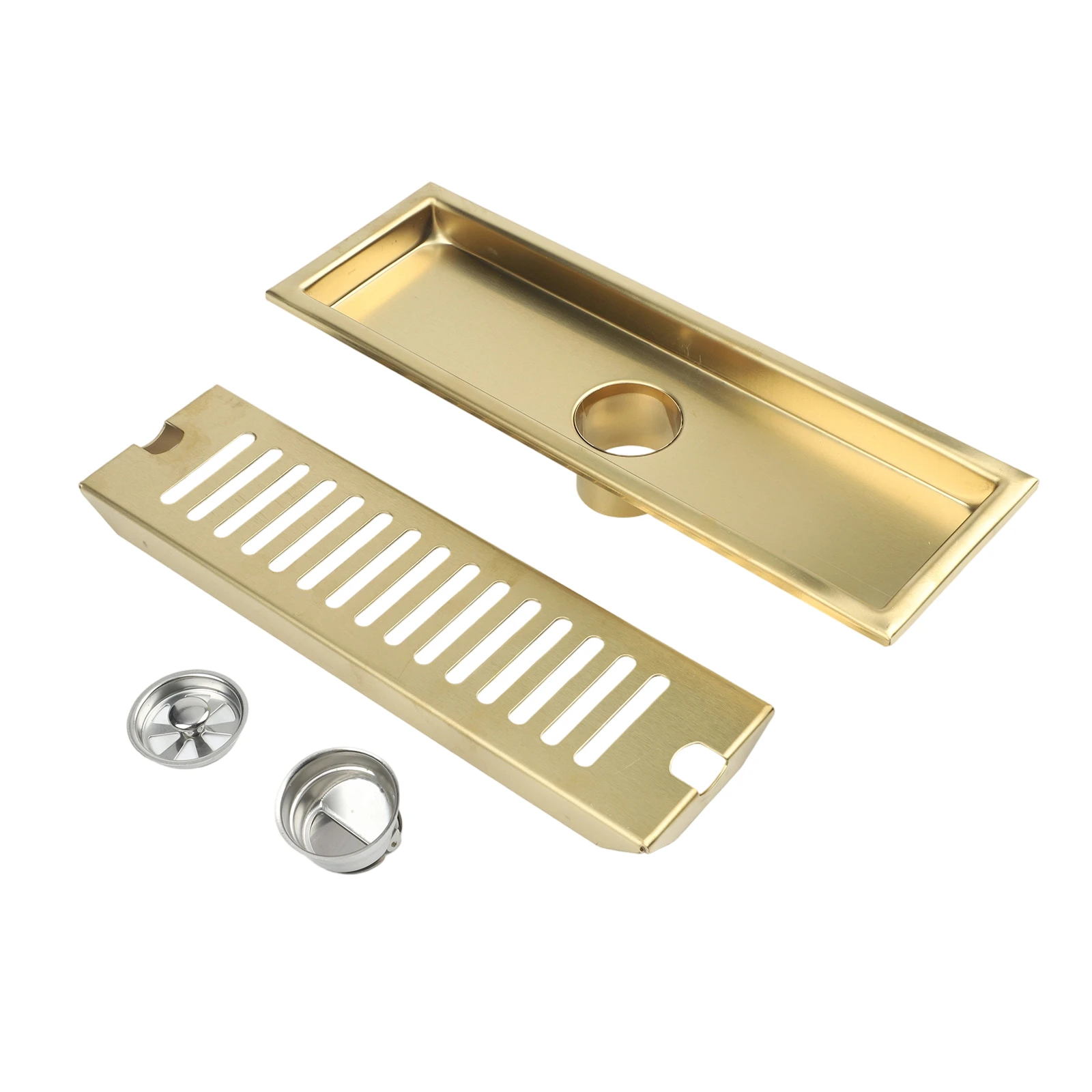 Gold Stainless Steel Drain Simple Cleaning Floor Drain Large Capacity Drain Scent for proof Drain Physical Sealing Technology
