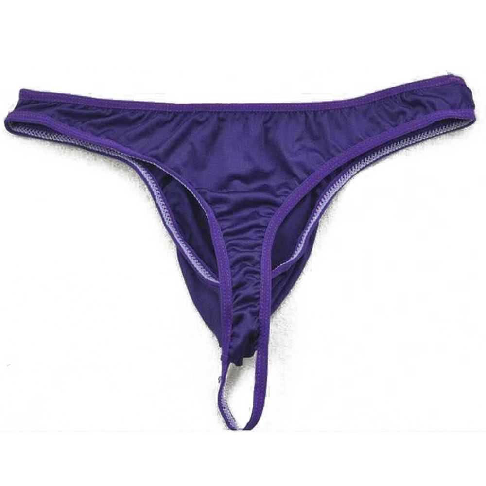 

Men Bulge Pouch G-string T-back Sexy Lingerie Ring Underwear Sexy Tоy Mens Briefs Femboy Underpants Panties Brazilian Underwear