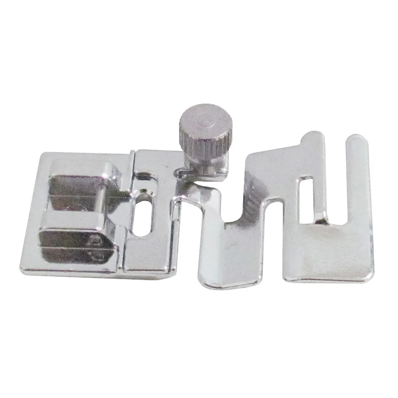 1PCS Domestic Sewing Machine Parts Rolled Hem Presser Foot Elastic Cord Band Fabric Stretch DIY Sewing Accessories