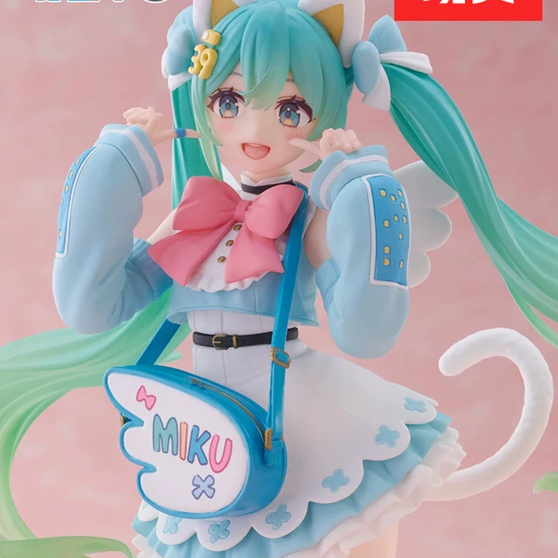 hatsune-miku-prize-figure-cute-cat-ear-winged-outfit-official-authentic-collectible-statue-desktop-decor-for-anime-fans