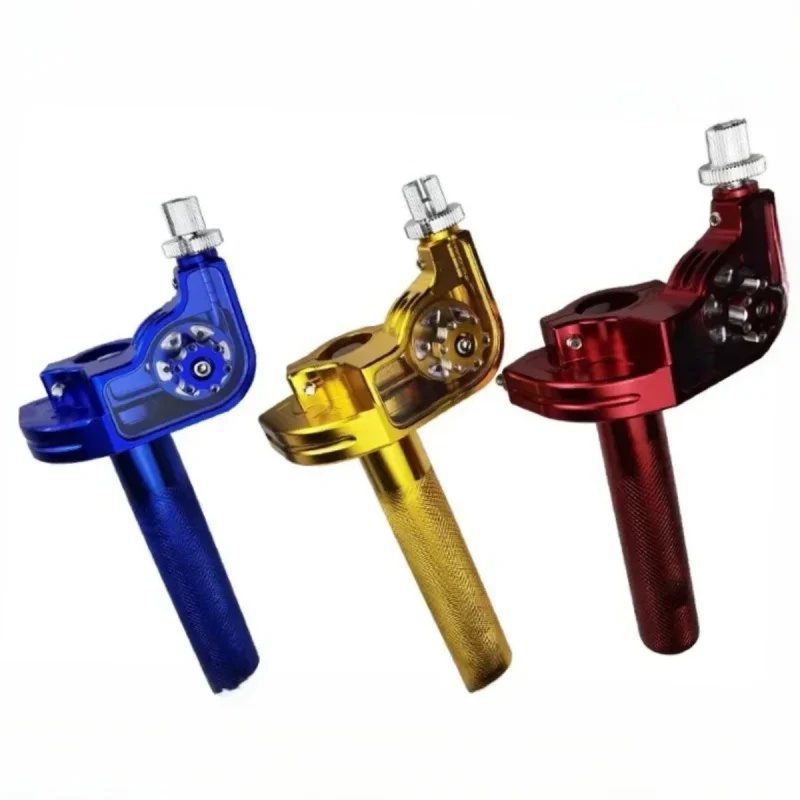 22mm universal motorcycle CNC aluminum accelerator throttle twist grips handlebars for motorbike item moped scooter bike M10 * 1