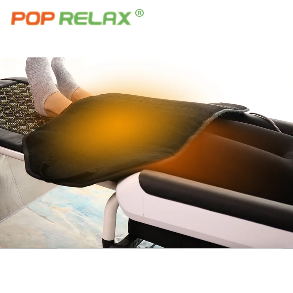 2022 New Infrared Light Jade Massage Bed 3D Electric Jade Stone Full Body Massage Table Thermal Jade Roller Massage Bed