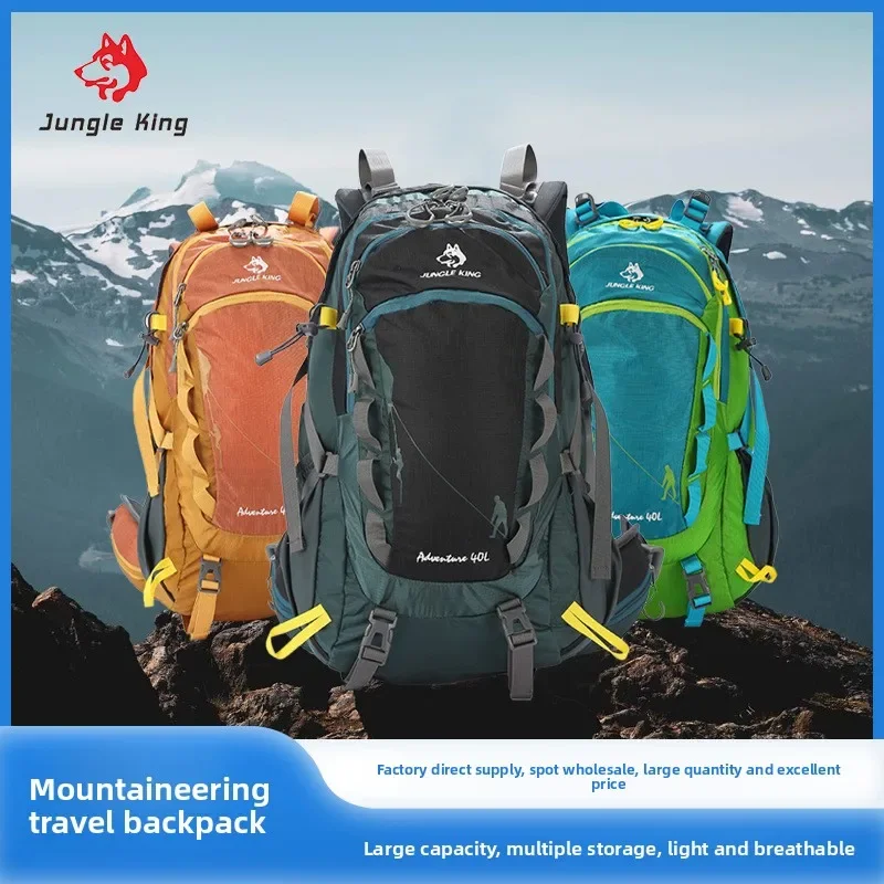 jungle-king-cy2322-40l-mochila-unisex-para-exteriores-senderismo-camping-deportes-y-ciclismo-bolsa-de-viaje-resistente