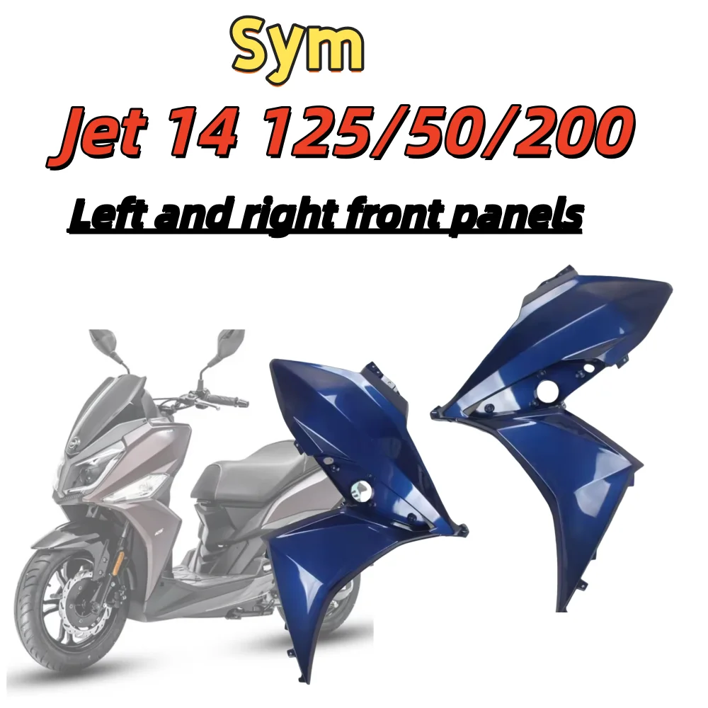 Original Front and Side Body Kit for Sym Jet 14 125/50/200 Motorcycle – Includes Left & Right Panels, Front Bulkhead, and Side C