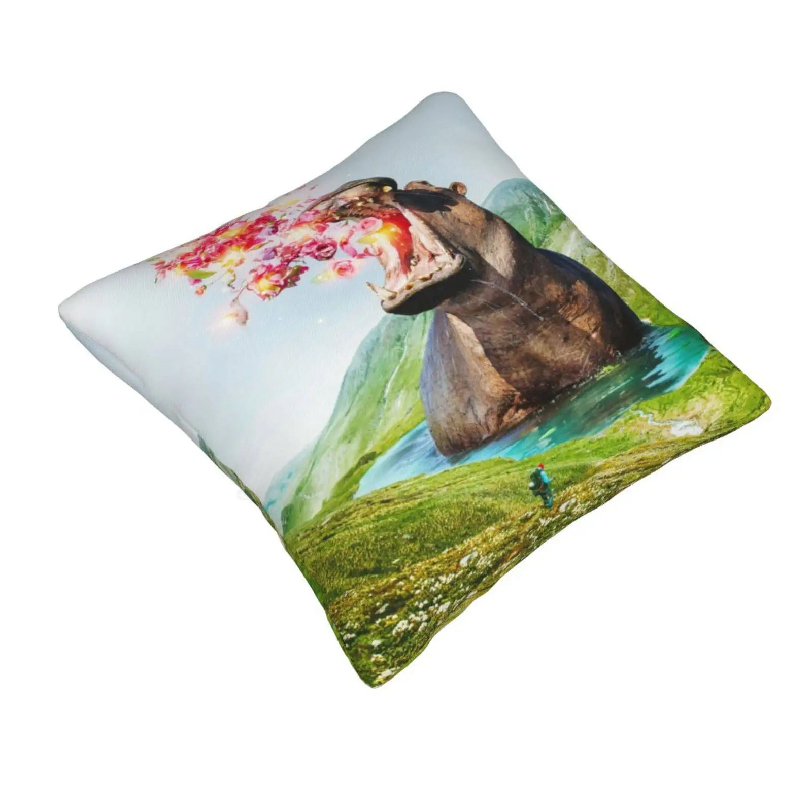 From Within Bedroom Office Hug Pillowcase Hippopotamus Outdoors Explore Beauty Withing Speak Kindly Flowers Surreal Wildlife