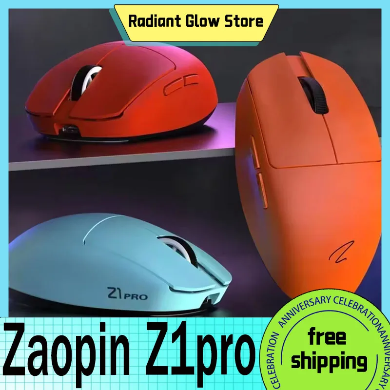 

Zaopin Z1 Pro Dual Mode Wireless Mouse Paw3395 Lightweight E-Sports Hollow Out Mouse Ergonomics Pc Accessories Gaming Mice Gifts