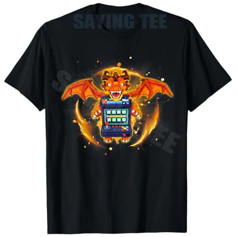 Secret Arcadragon Lustiges Brainrot-Gaming-T-Shirt für Jungen und Teenager, Every Rare Brainrots Y2k Cute Gamer Tee, Neuheits-Geburtstagsgeschenk-Top – Detail 3