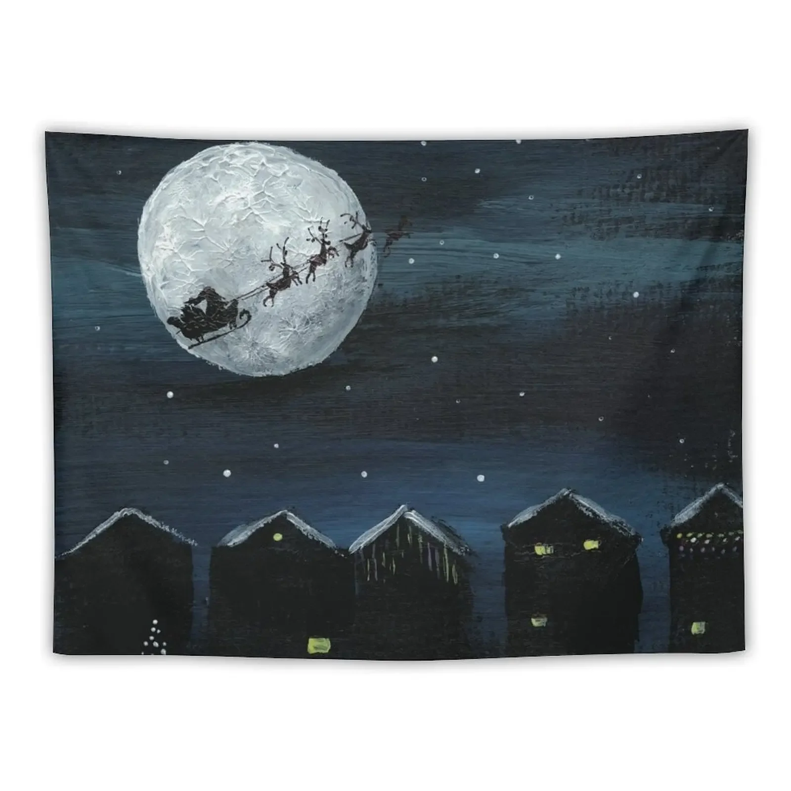 

Sleigh Moon Tapestry Things To Decorate The Room Decoration Room Tapestry