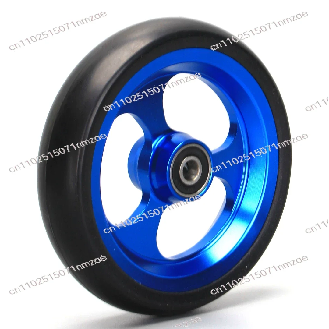 Sports Wheelchair 5 Inch Aluminum Alloy Front Caster Wheel High Speed Wear Resistant Replacement Parts