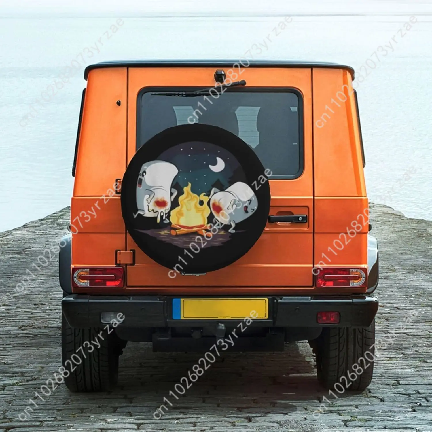 Marshmallow fogueira vários modelos de capa de pneu de carro sobressalente prevenção areia poeira chuva capa de pneu resistente durável capas de pneus