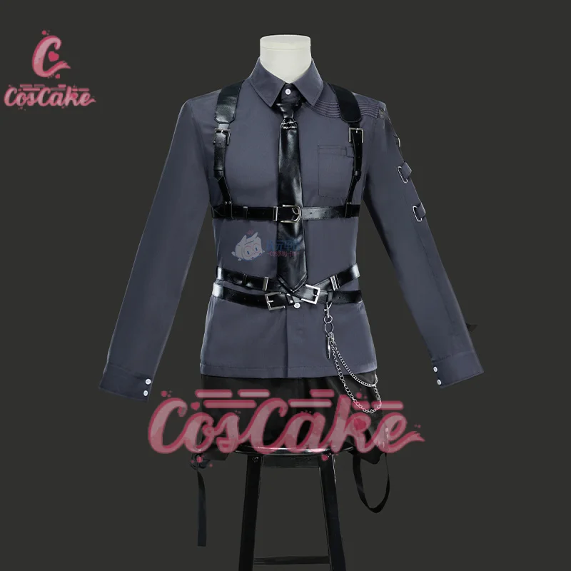 Amor e espaço profundo xavier zayne rafaye cosplay traje bonito branco cinza camisa halloween carnaval festa para homem coscake