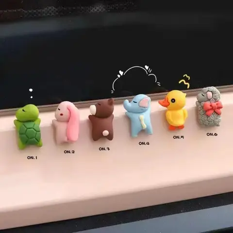 귀여운 만화 자동차 센터 콘솔 미니 장식, 자동차 백미러 장식, 전기 자동차 장식, 자동차 장식 액세서리