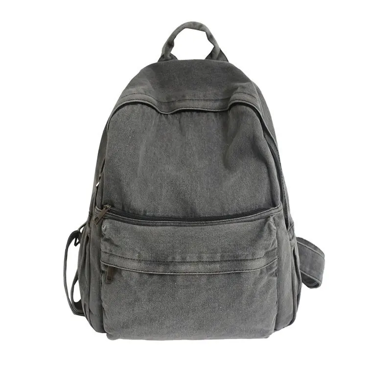 Vintage plecak Denim prosta kobieca torba dla studentów i podróżujących рюкзак мужской bolso de mujer mochila feminina bolsa sac 가유