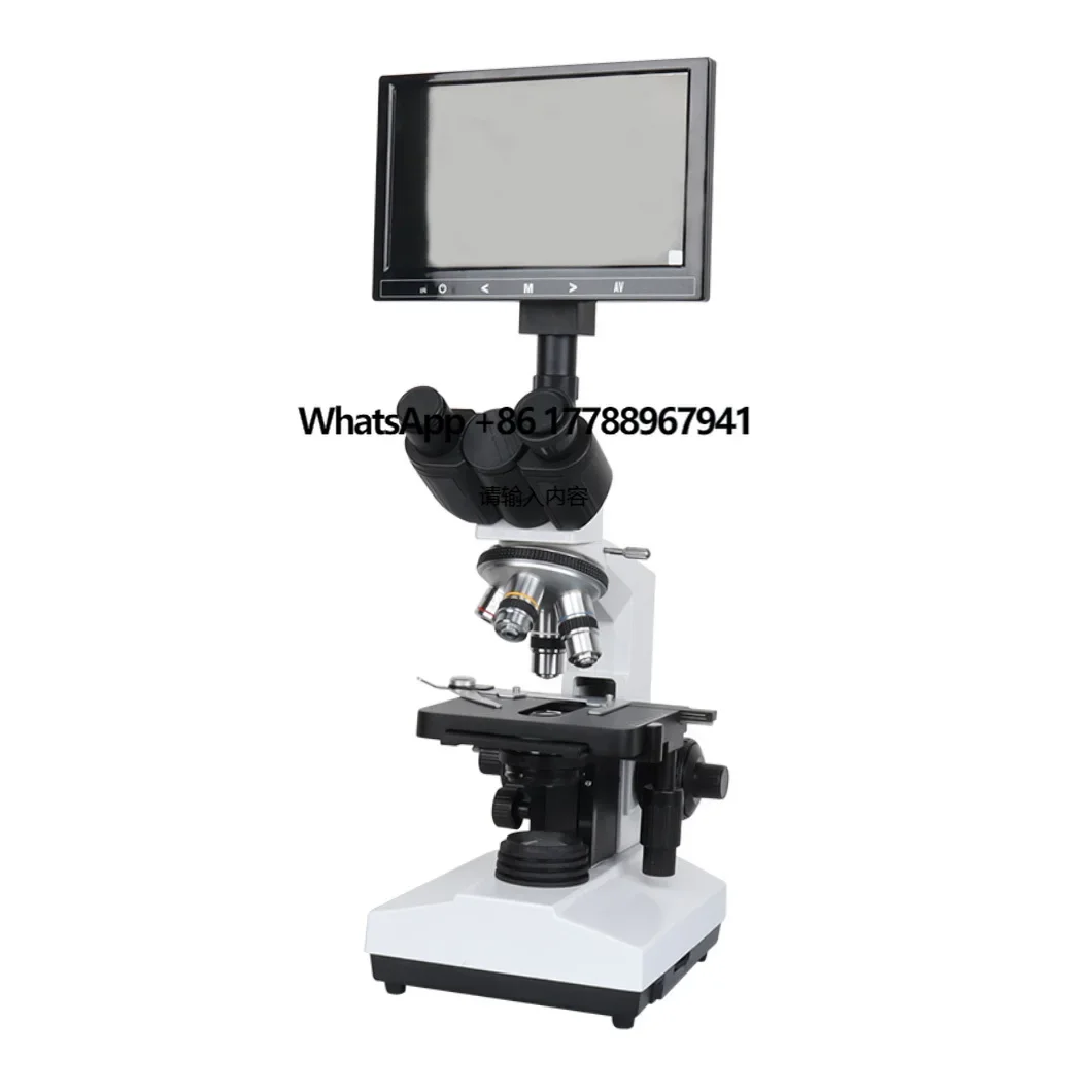 

HXSZ-107TD Medical 9 Inch LCD Display High-definition Digital Biology Light Microscope with LCD Screen