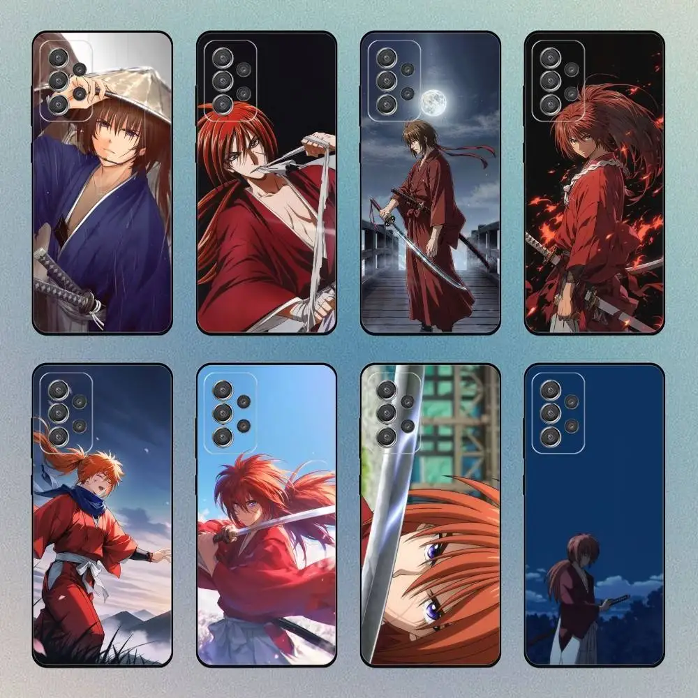

Anime Rurouni K-Kenshin Phone Case For Samsung Galaxy S25,S24,S21,S22,S23,S30,With Bracket Cover