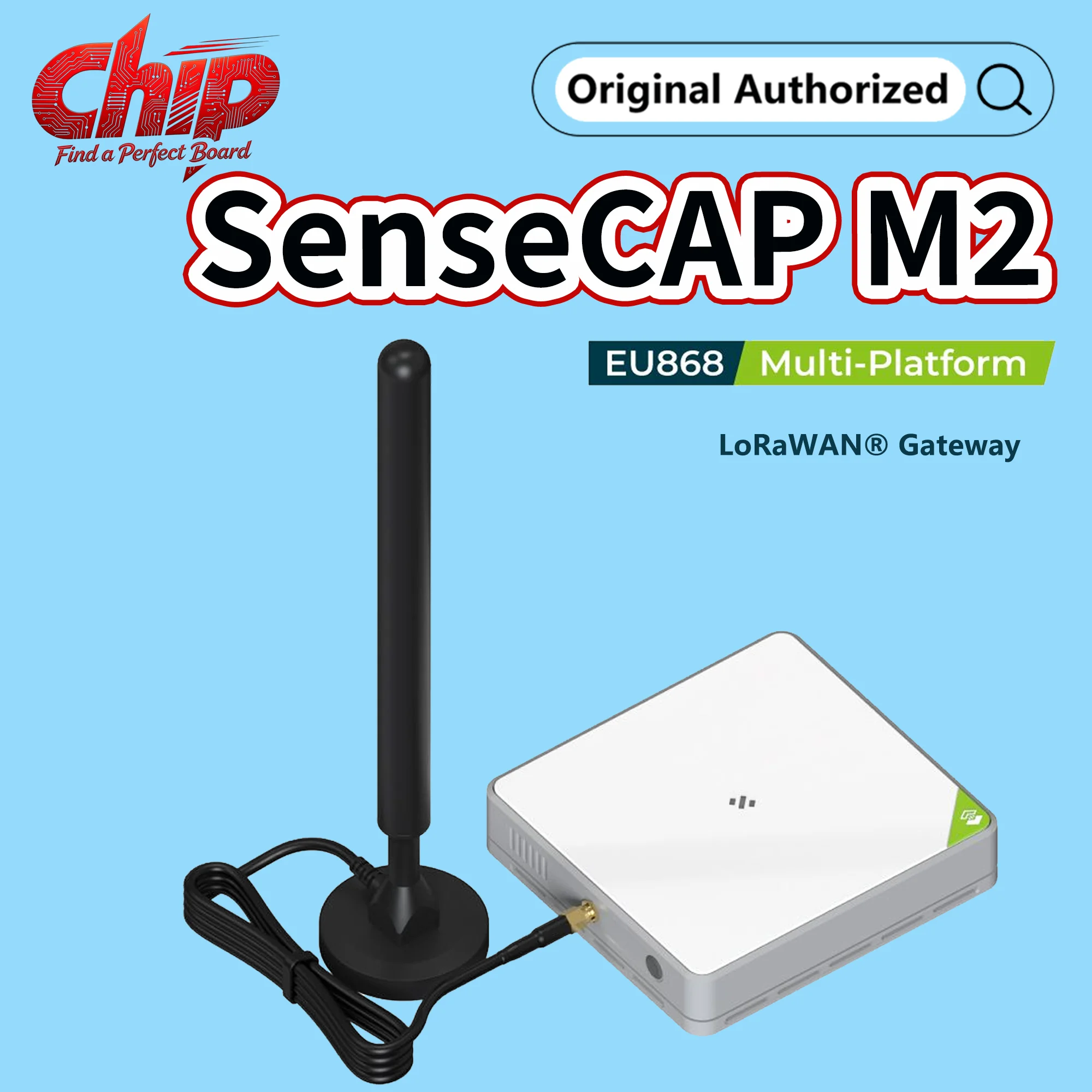 SenseCAP M2 Multi-Platform LoRaWAN Indoor Gateway(SX1302) - EU868 Ethernet/Wi-Fi Supports Connection to Various Network Servers