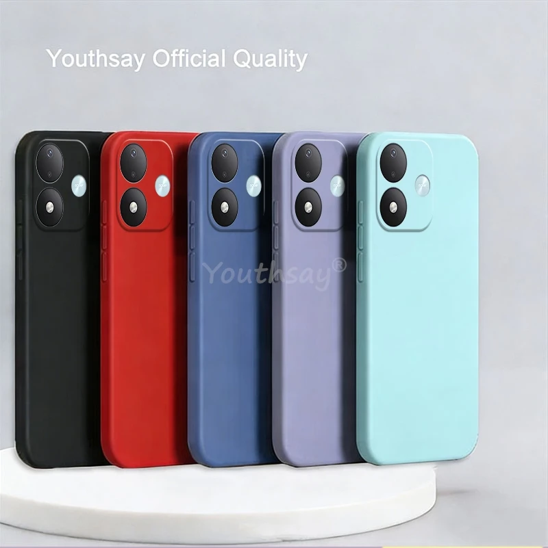 Für Xiaomi Redmi Note 17 Hülle Flüssigsilikon Einfarbige Redmi Note 17 Abdeckung TPU Sturzsichere Handy-Schutzhülle Redmi Note 17 Hülle