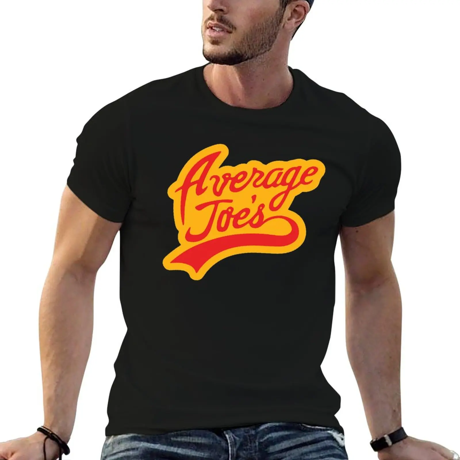 Average Joe's Gym Sticker T-Shirt custom t shirt anime figures clothing for men