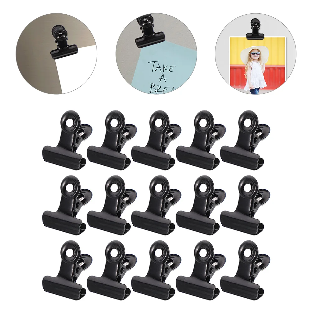 Imagem -06 - Mini Frigorífico Magnet Clamp Frigorífico Clips Whiteboard Magnetic Photo Wall Metal Bulk para Tongs 15 Pcs