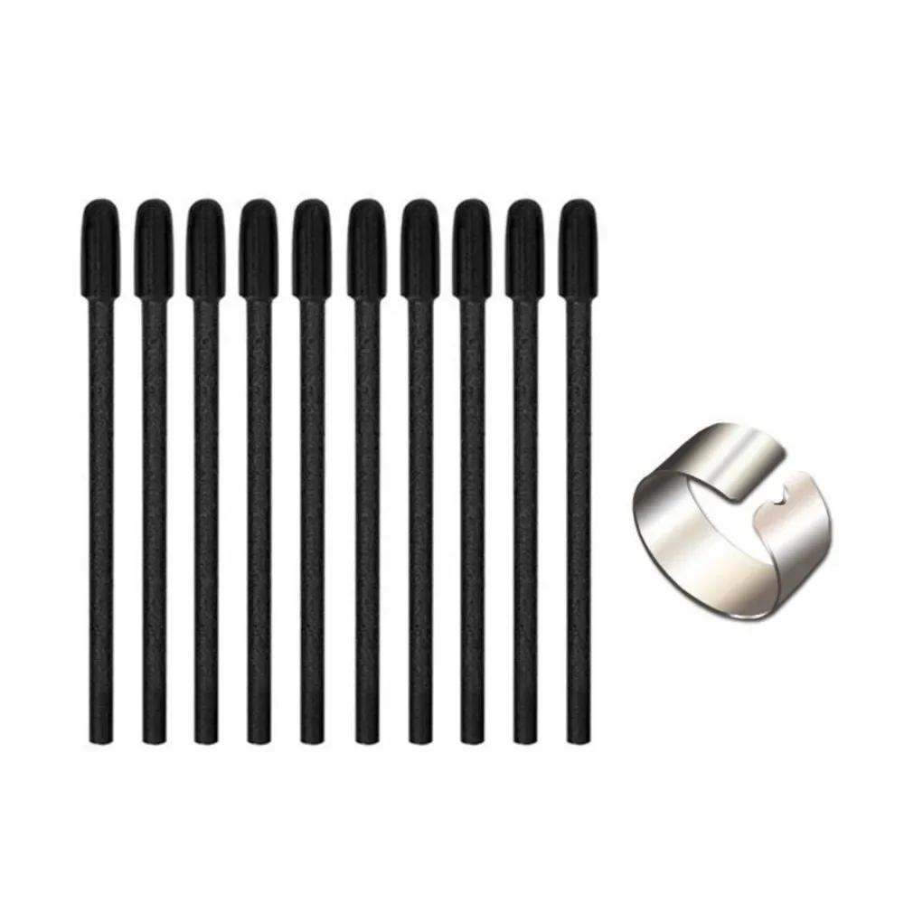Replacement Drawing Tablet Tips with Clip Durable Pen Refills Set Smooth POM for Wacom Pro Pen 3 PTK470 670 870 DTH135 172 271
