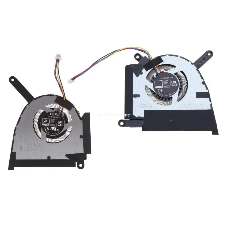 CPU/GPU Fan Laptop Cooling Fan 5V 0.5A 4-pin 4-wires OEM for ASUS TUF F15 FX517 FX517Z FX517ZC Laptop Part Dropship