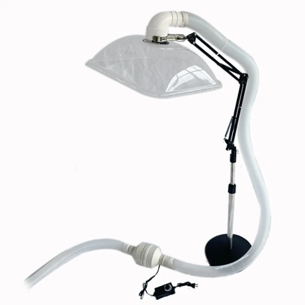 Small household exhaust equipment, vertical exhaust system, including a smoke collection hood and exhaust pipe kit