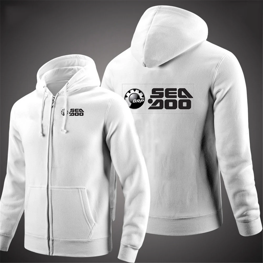 High-end Luxury Classic Zipper Coat BRP Sea Doo Seadoo Moto Logo Print 2026 Spring And Autumn Men's Popular Hoodies Jacket view 6
